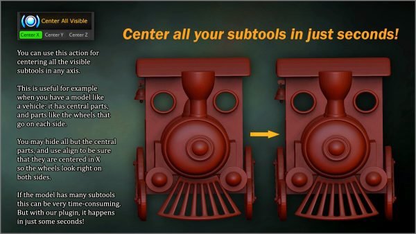 Easy Actions ZBrush Plugin – ZBRUSHXTREME