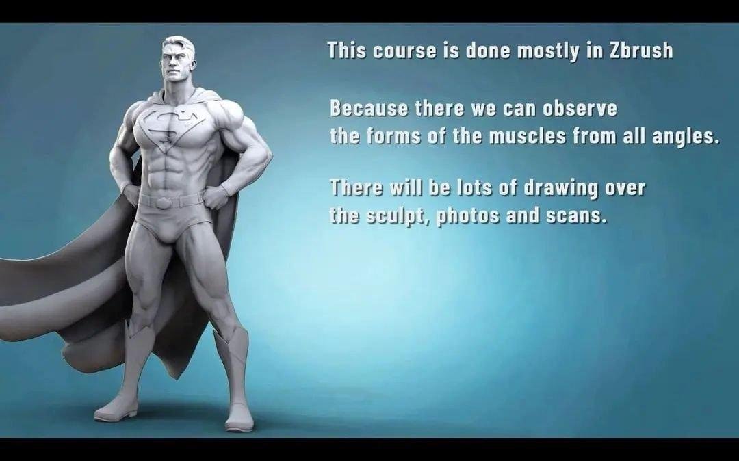 Super Human Anatomy For Artists ( Zbrush Course ) – ZBRUSHXTREME